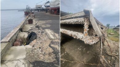 Стан пірсу та прилеглої території в яхт-клубі "Океан" (Корабельний район)