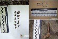 Залишки гранати (фото поліції Миколаївщини)