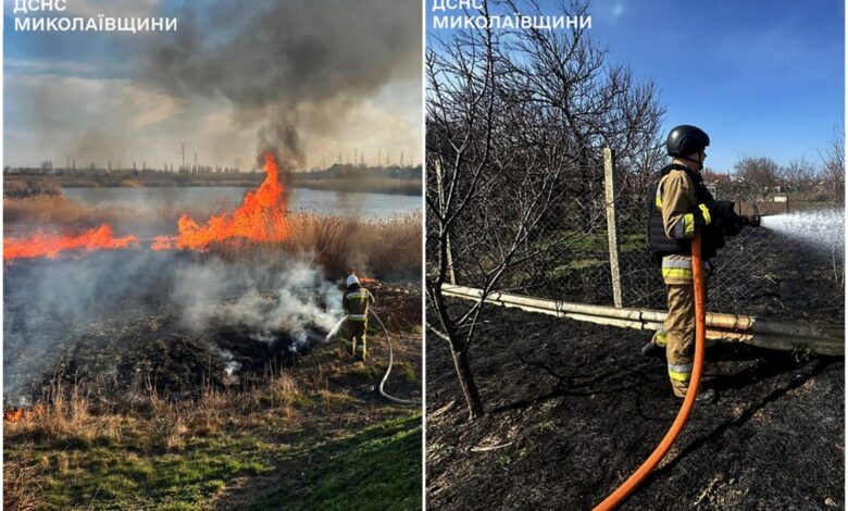 Вогнеборці Миколаївщини за роботою
