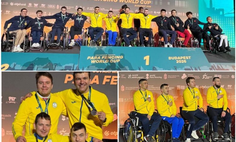 Миколаївські парафехтувальники у числі інших українськіх атлетів - на п'єдесталі пошани!