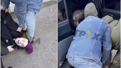 Скріншот з відео конфлікту