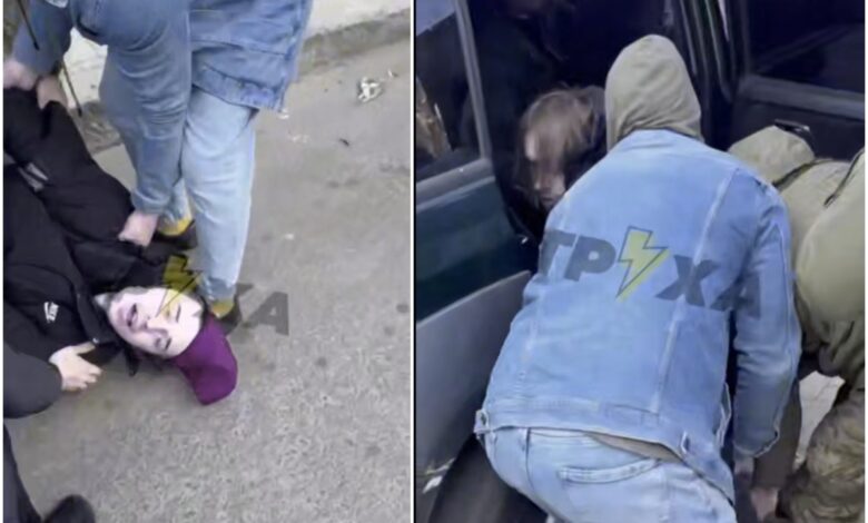 Скріншот з відео конфлікту