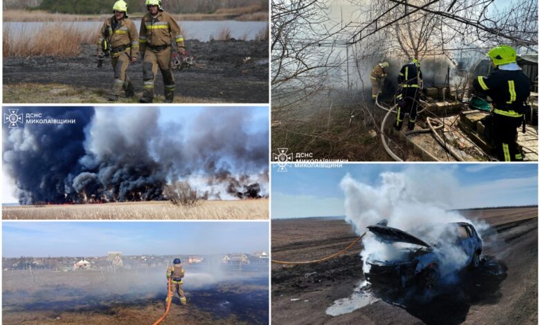 Вогнеборці Миколаївщини за роботою