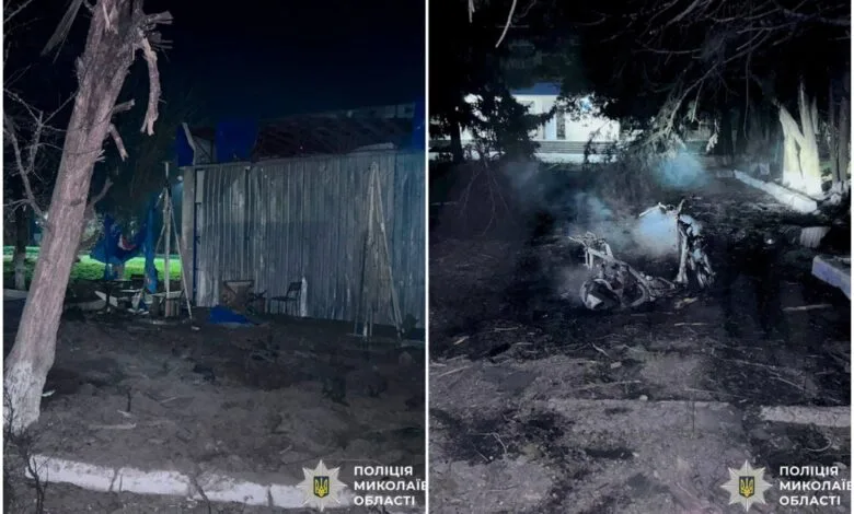 На місці удару