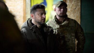Зеленський на сході країни з військовими
