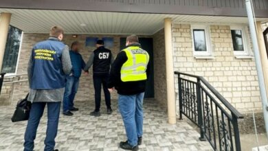 Момент затримання посадовця