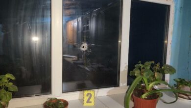 Обстріляний будинок