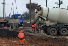 Будівництво очисного комплексу, 8 грудня 2025 року, Миколаївщина. Суспільне Миколаїв/Федір Бондар