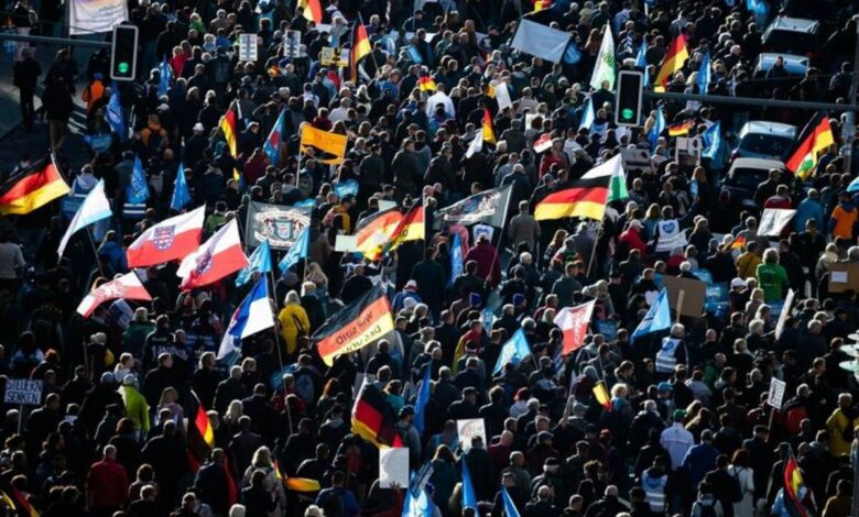 Мітинг прихильників AfD в Берліні