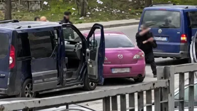 Момент втечі водія (скрін з відео)