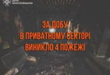 4 пожежі