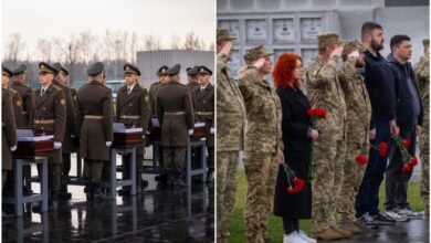 Під час траурної церемонії