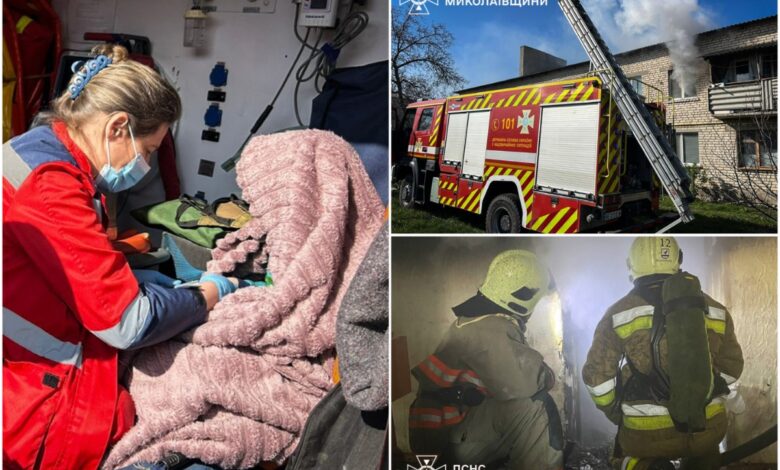 На місці пожежі