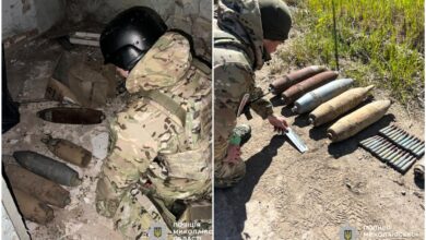 Вибухотехніки працюють з небезпечною схованкою