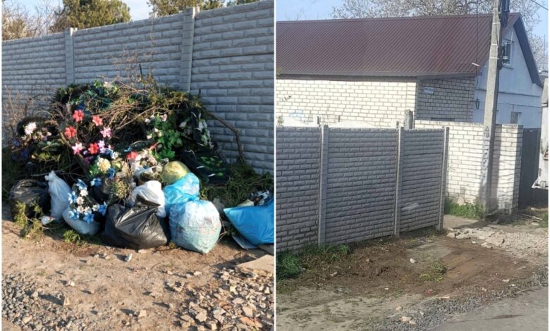 Стихійний смітник в Корабельному: було - стало