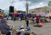 Стихійна торгівля в Корабельному (весна-2026)