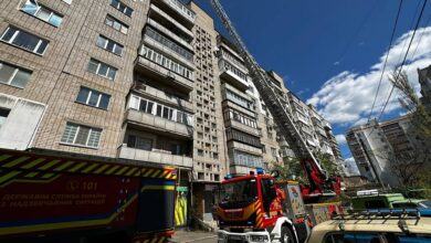 пожежа по пр. Корабелів, 12 в Миколаєві 19.04.2026