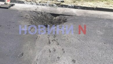 Тут вибухнув збитий "Shahed" (фото Новини N)