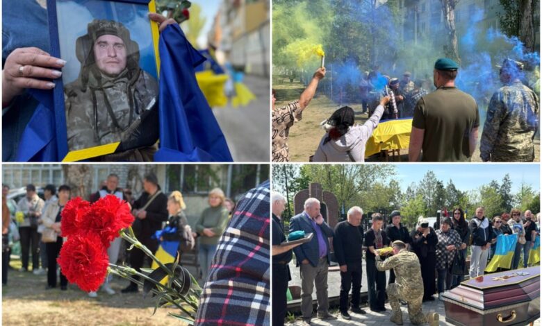 На церемонії прощання (фото Суспільне Миколаїв)