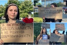 Під час акції (фото Суспільне Миколаїв)