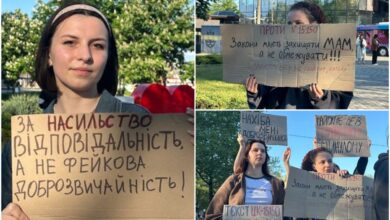 Під час акції (фото Суспільне Миколаїв)