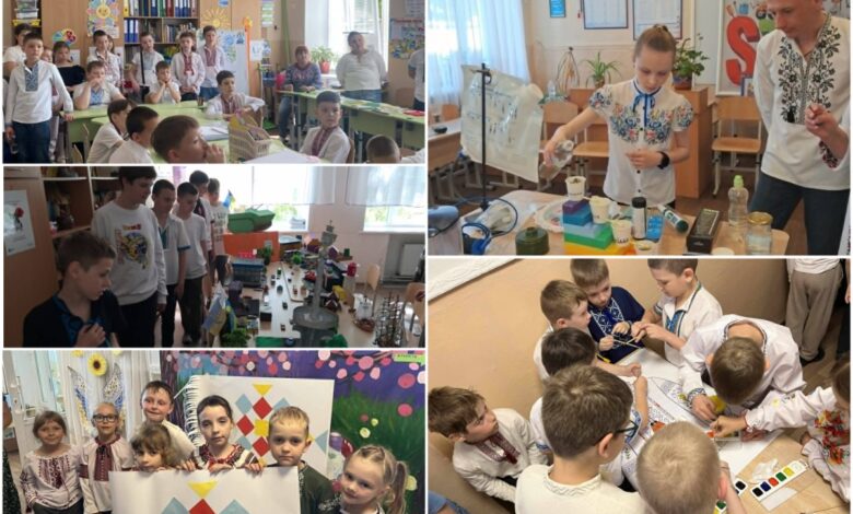 У гімназії №29 в Корабельному районі складали "Код незламності"