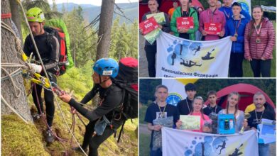 Технічний етап в урочищі Пекло; доросла та юніорська команди Миколаївщини