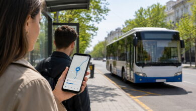 Мобільний додаток для автобусів (ШІ)