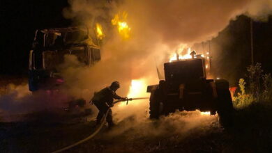 Наслідки обстрілу с. Тузли