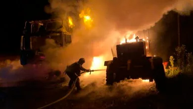 Наслідки обстрілу с. Тузли