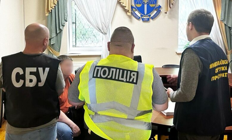Затримання посадовця, підозрюваного у корупції