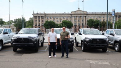 Новий транспорт від THW