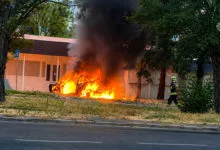 Скріншот з відео очевидців