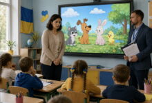 Вчитель на уроці (ілюстрація ШІ)