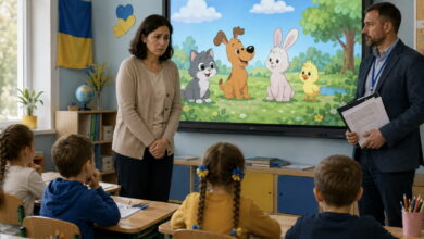 Вчитель на уроці (ілюстрація ШІ)