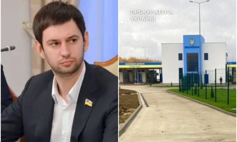 Зліва направо: Давид Макарʼян; автомобільний пункт пропуску "Красноїльськ"