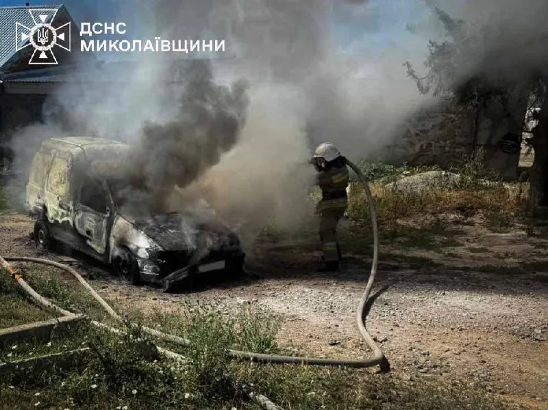 Пожежа на території Миколаївщини
