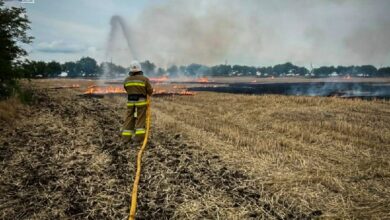 Ліквідація пожежі на Миколаївщині