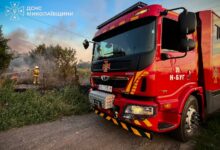 Ліквідація пожежі господарської споруди на Миколаївщині