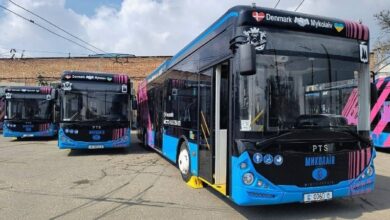 Тролейбус маршруту № 8 у Миколаєві