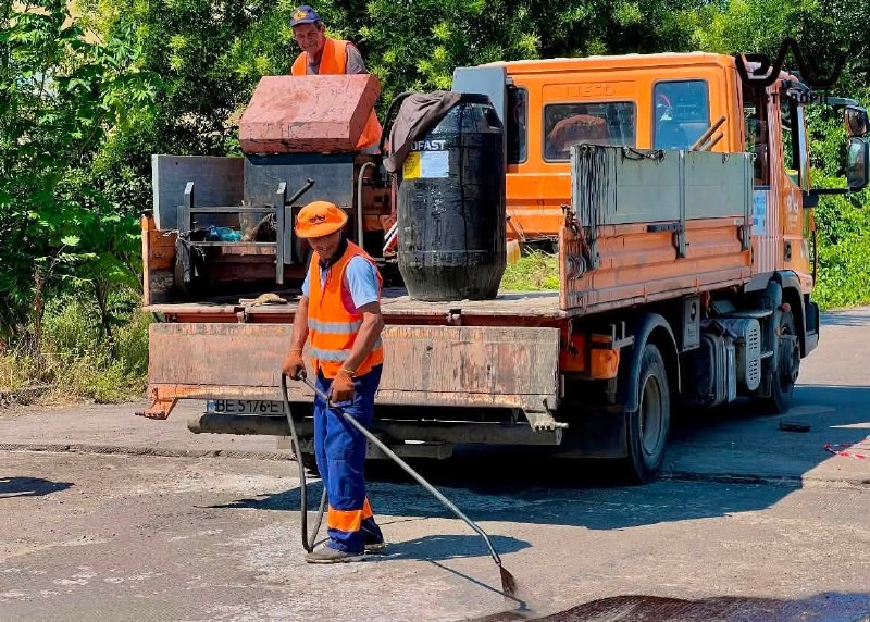 Відремонтована ділянка дороги на проспекті Богоявленському в Миколаєві