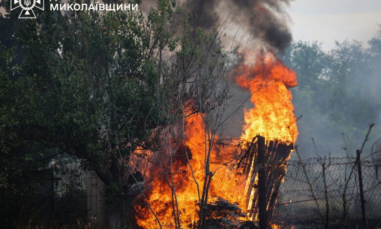 Наслідки обстрілів Миколаївщини