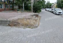 Корабельний район, благоустрій, тротуар