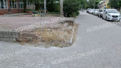 Корабельний район, благоустрій, тротуар