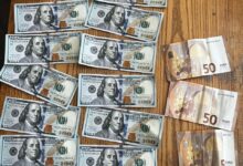 Вилучені долари та євро після крадіжки з квартири на Миколаївщині