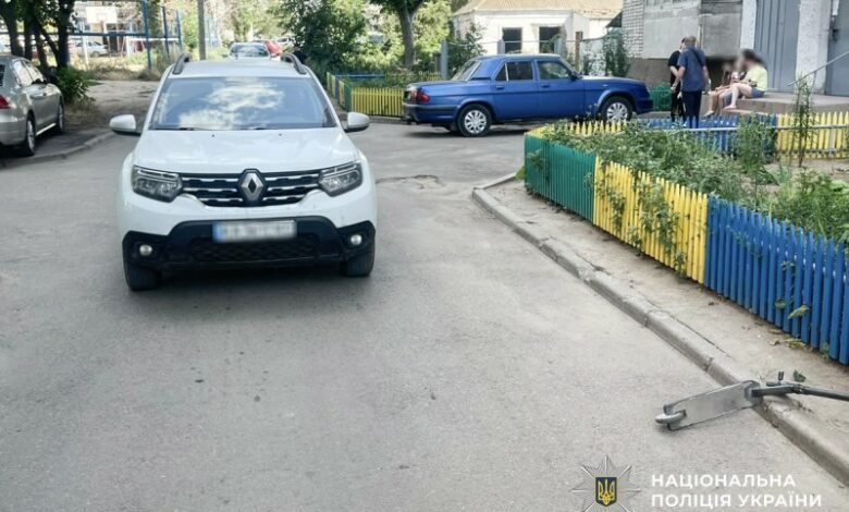 ДТП за участю малолітнього хлопчика на самокаті у Миколаєві