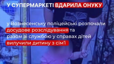 Поліція перевіряє випадок застосування сили до дитини у супермаркеті Вознесенська