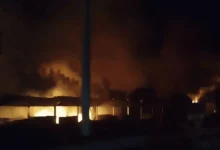 влучання дрона на склади на Київщині