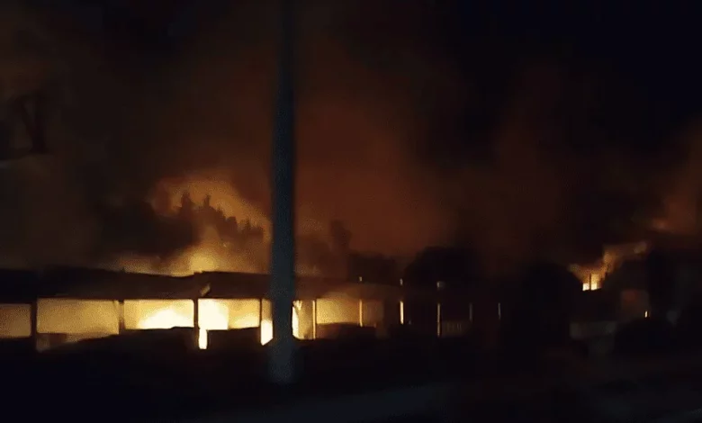 влучання дрона на склади на Київщині
