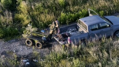 Скрін з відео розвідувального дрона